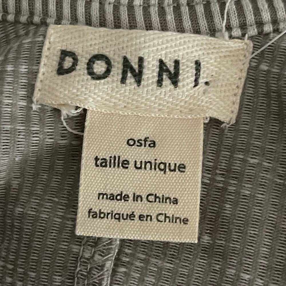 New Donni Ribbed Sandwash Open Front Cardigan one size - Picture 5 of 9
